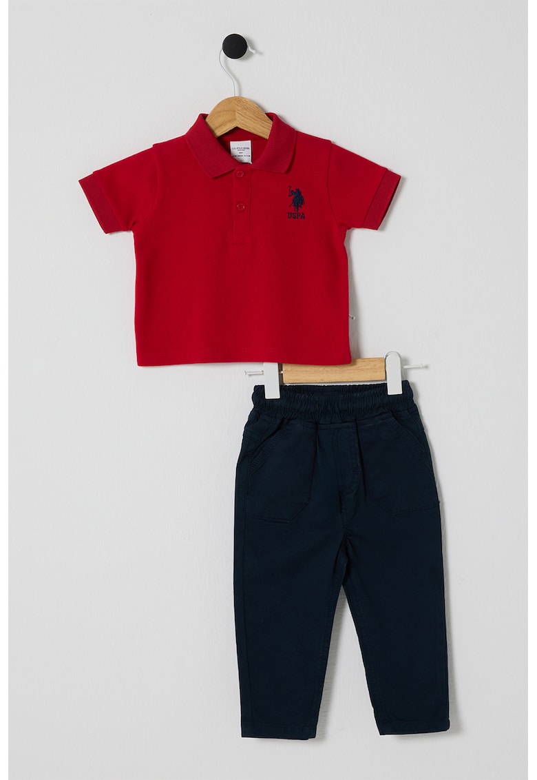 Set de tricou polo si blugi - 2 Piese
