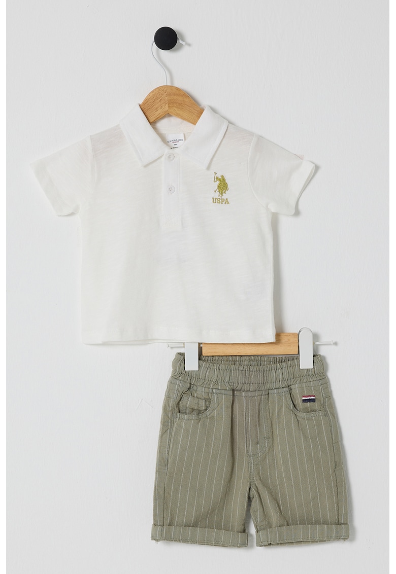 Set de tricou din bumbac si pantaloni scurti - 2 Piese