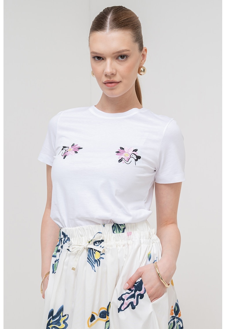 Tricou cu broderie Caucaso