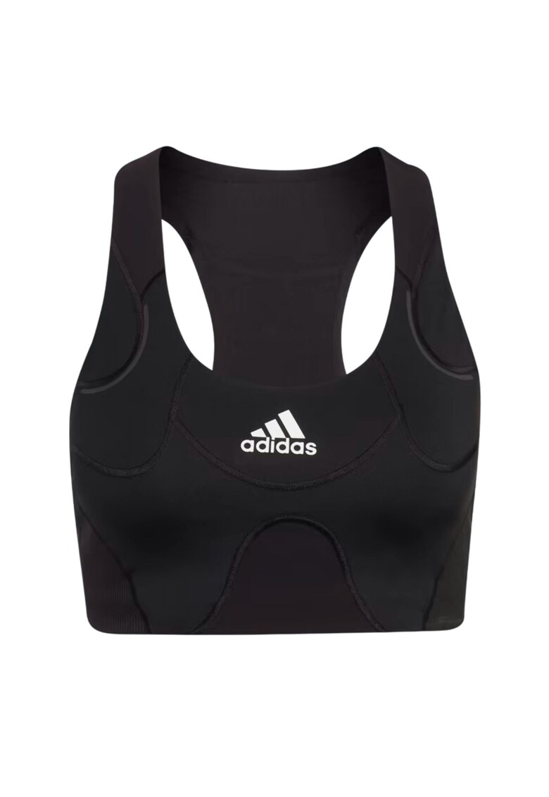 Bustiera sport  poliester/elastan - negru -