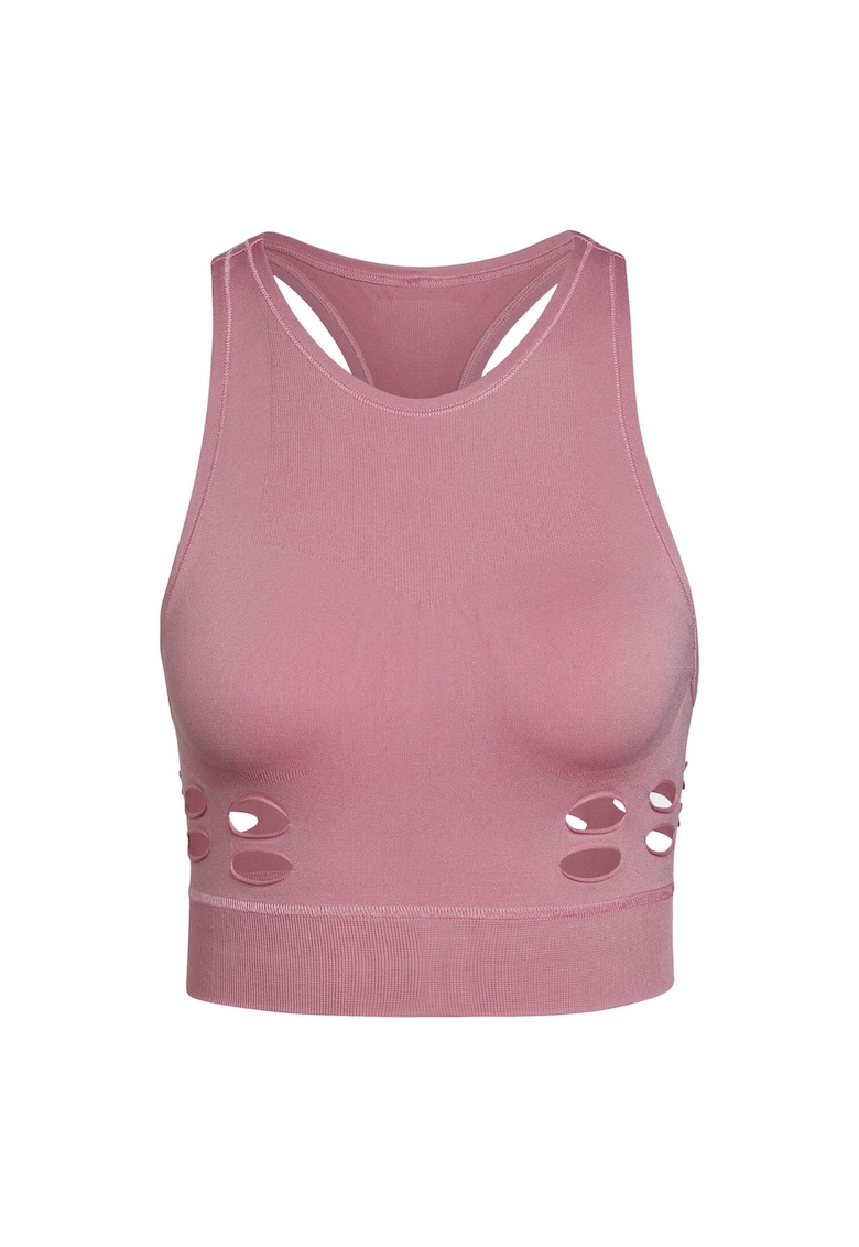 Bustiera sport  poliamida/elastan - roz -