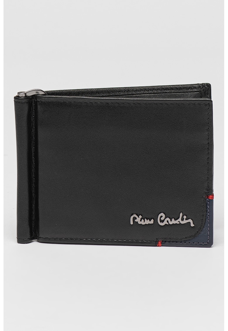 Portofel de piele cu clips pentru bacnote Portofel de piele cu clips pentru bacnote