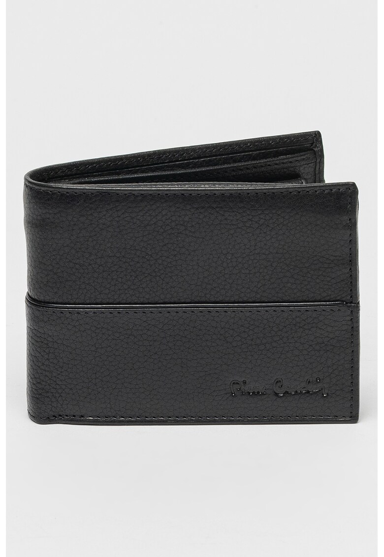 Portofel din piele cu logo