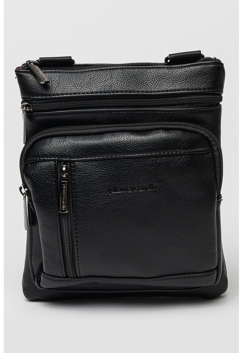 Geanta crossbody din piele ecologica - Negru