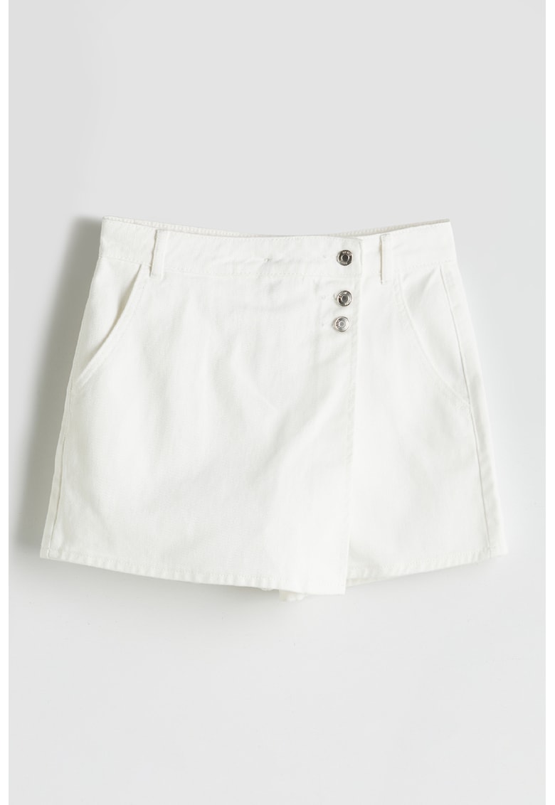 Fusta-pantalon cu talie inalta