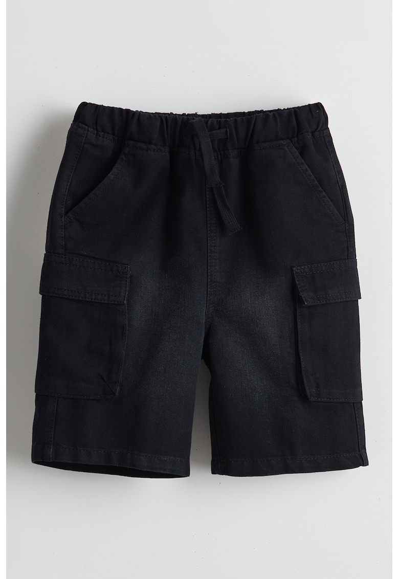 Bermude cargo din denim