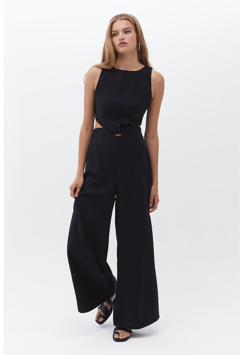 Salopeta larga cu decolteu rotund