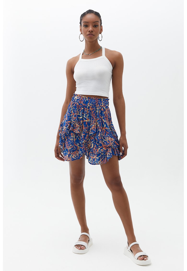 Fusta mini cu imprimeu
