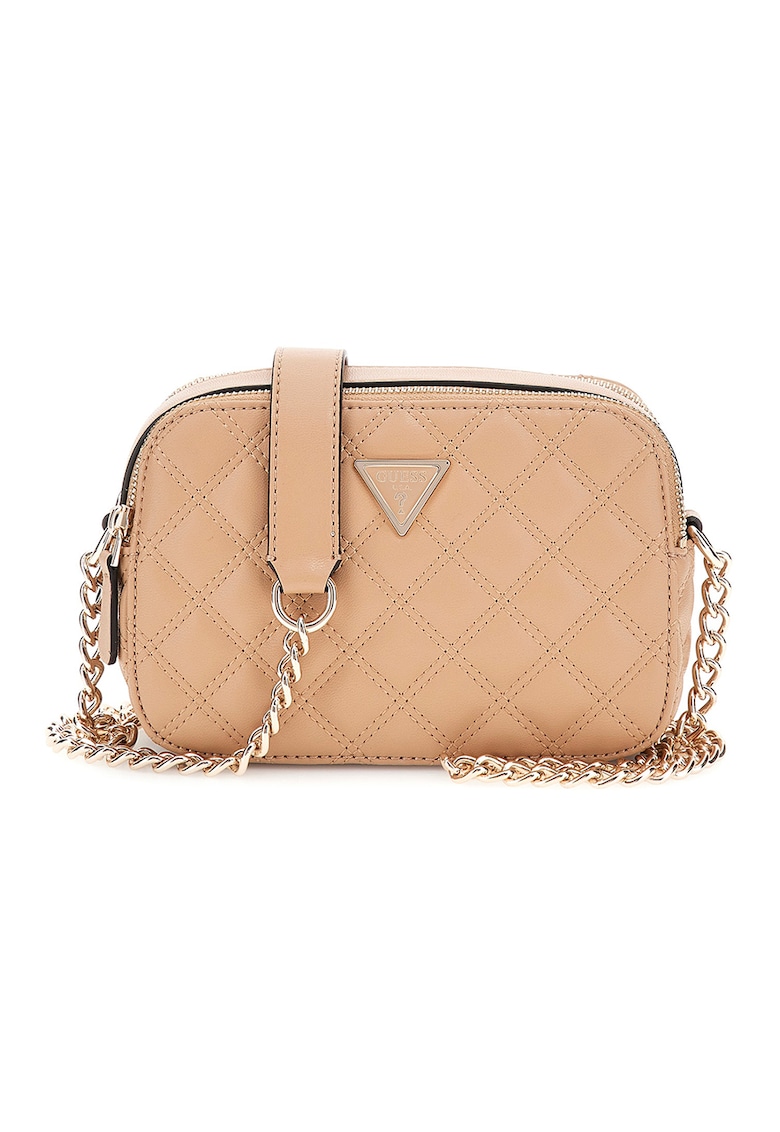 Geanta crossbody din piele ecologica cu aspect matlasat