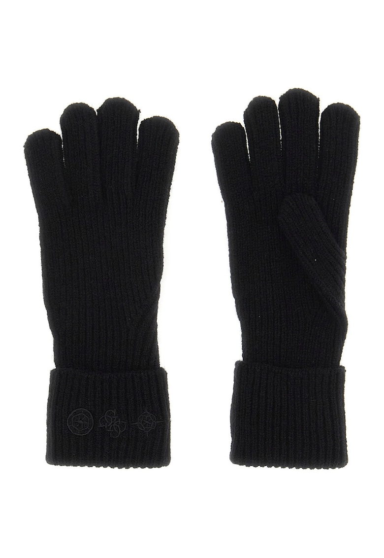 Manusi din amestec de lana cu model monograma