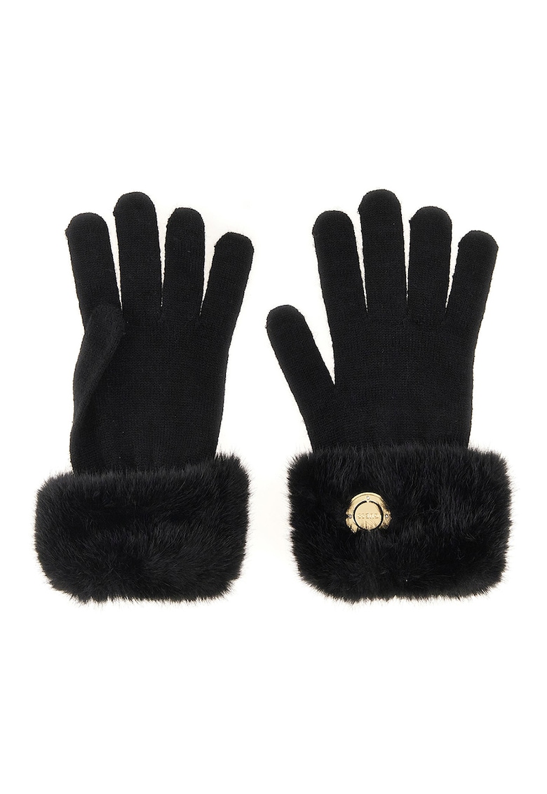 Manusi cu garnituri din blana sintetica