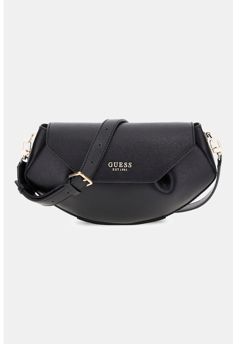 Geanta crossbody din piele ecologica - Negru