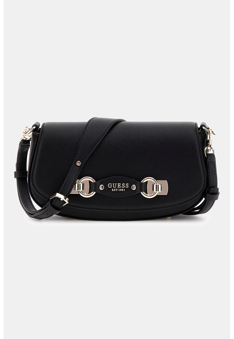 Geanta crossbody din piele ecologica cu clapa