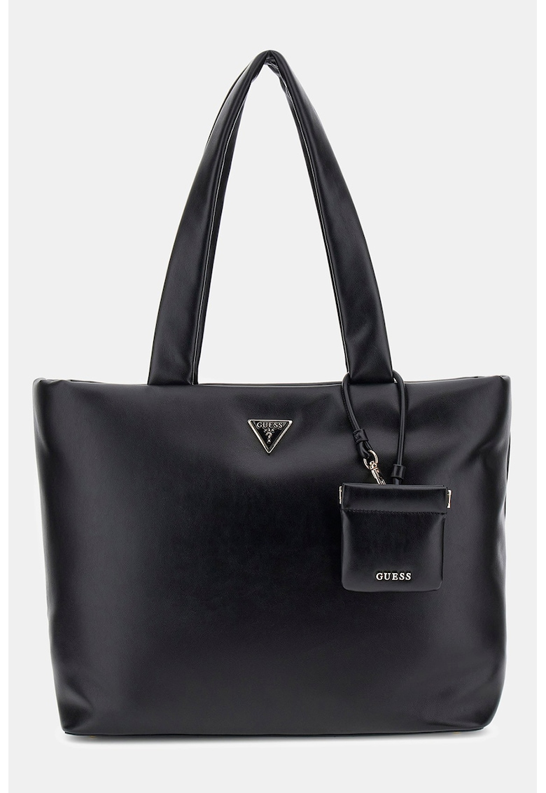 Geanta shopper de piele ecologica cu etui detasabil