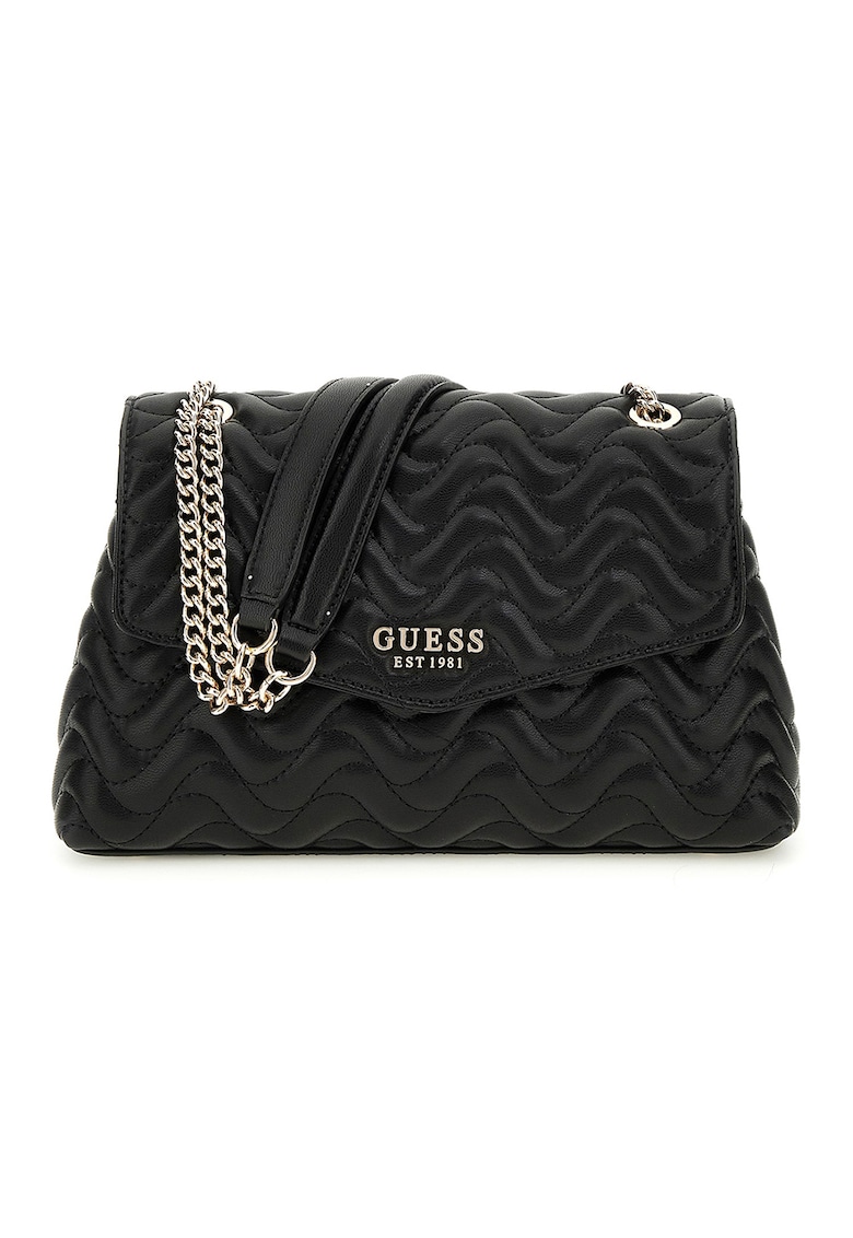 Geanta crossbody din piele ecologica cu aspect matlasat Geanta crossbody din piele ecologica cu aspect matlasat