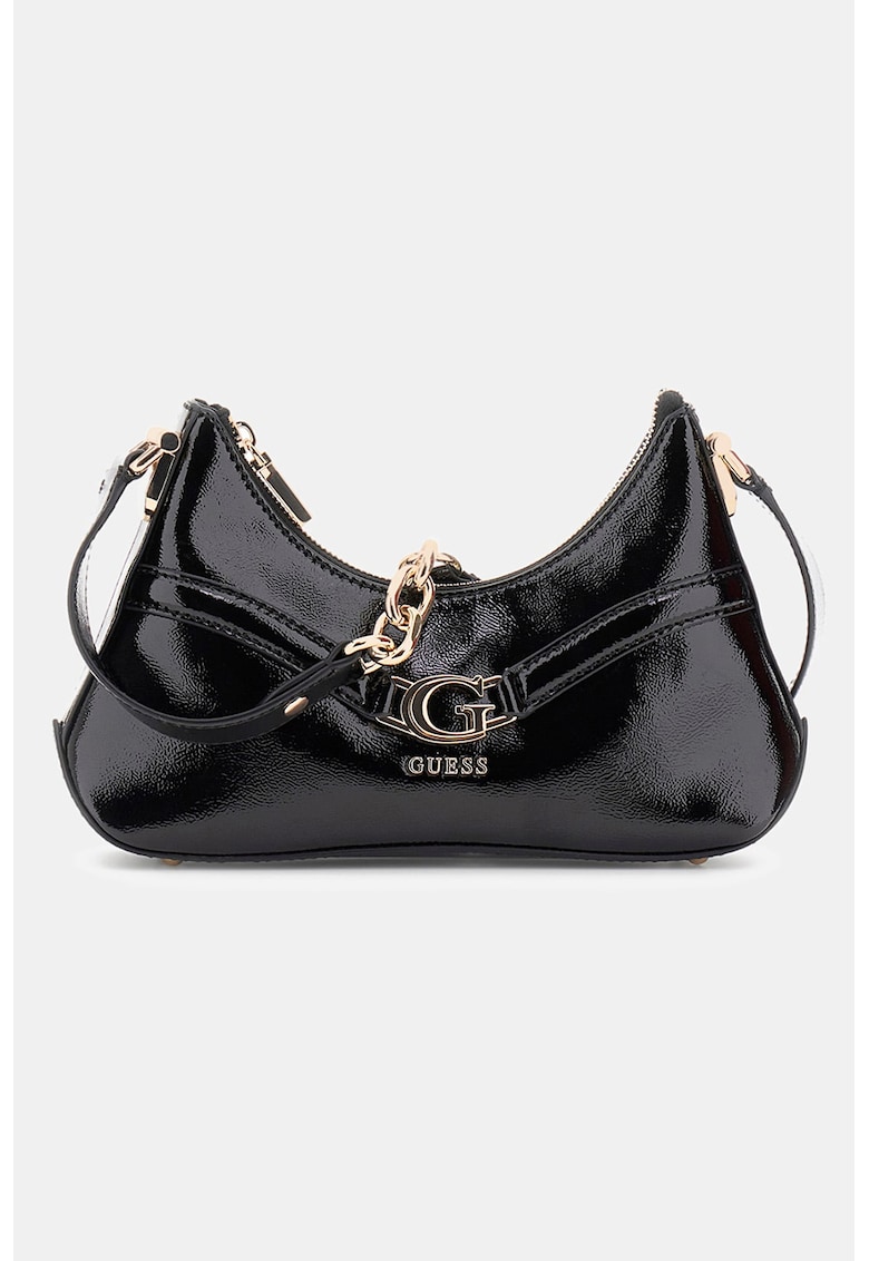 Geanta de umar cu aspect lacuit