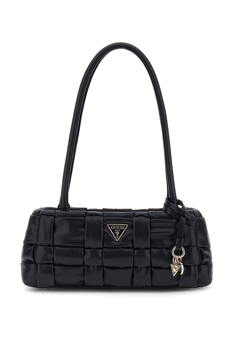 Geanta cu bareta de umar si aspect impletit