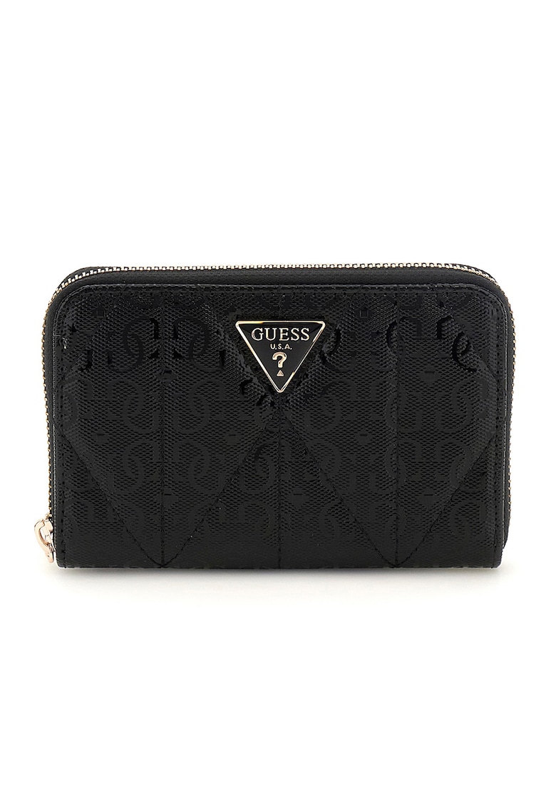 Portofel cu fermoar si model monograma