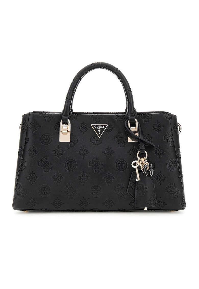 Geanta de umar cu bareta detasabila si model monograma