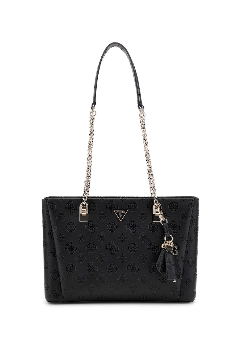 Geanta din piele ecologica cu bareta de umar din lant