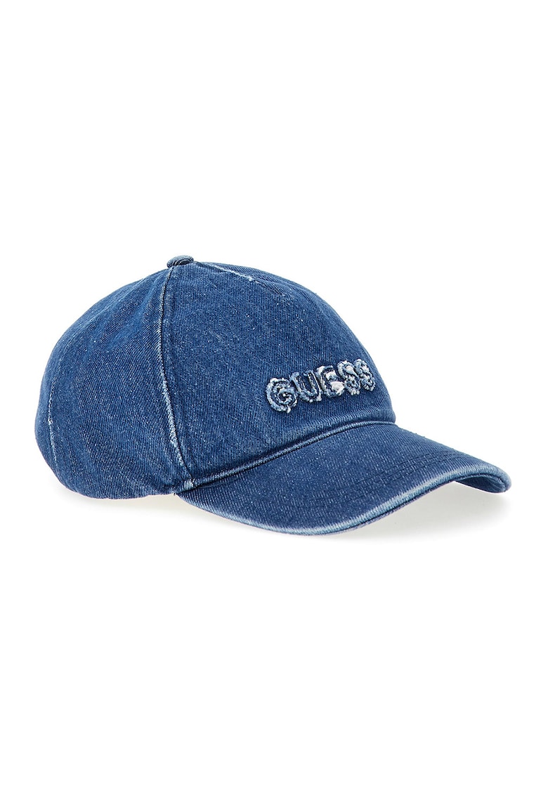 Sapca din denim cu aplicatie logo Sapca din denim cu aplicatie logo