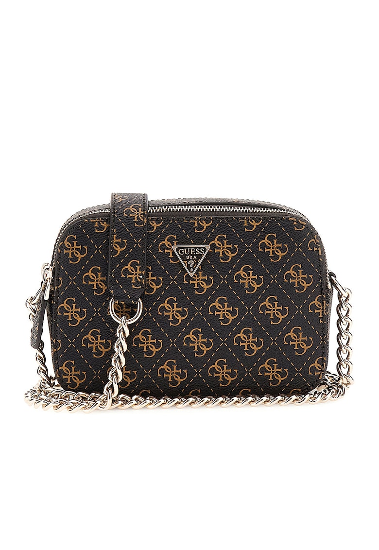 Geanta crossbody cu model monograma