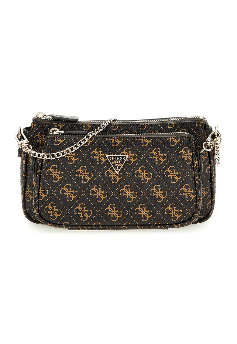 Geanta crossbody cu model monograma Geanta crossbody cu model monograma