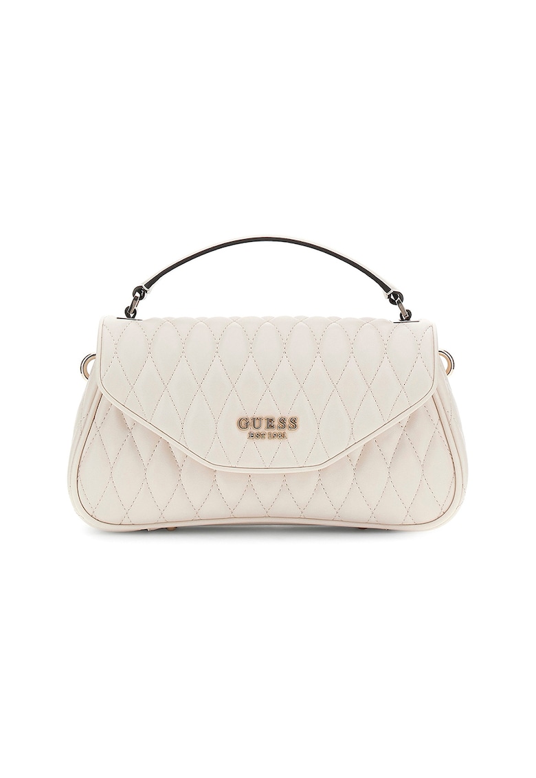 Geanta crossbody din piele ecologica cu aspect matlasat