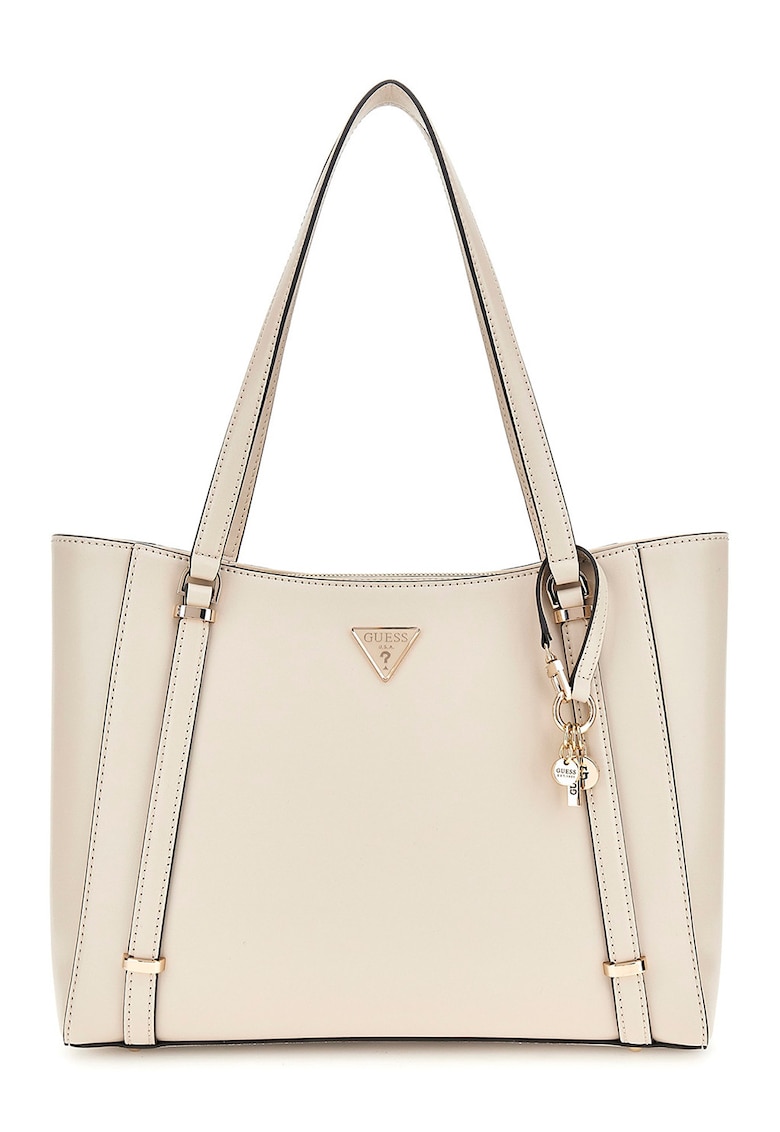 Geanta shopper din piele ecologica cu logo metalic