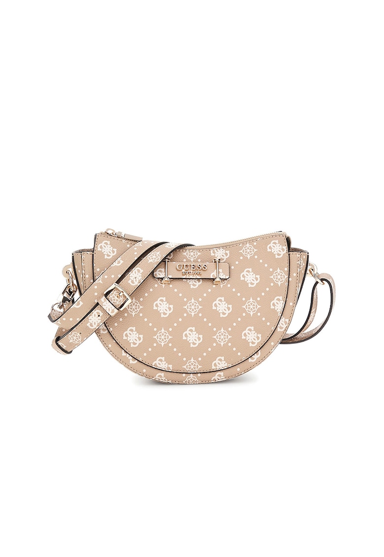 Geanta crossbody cu model monograma