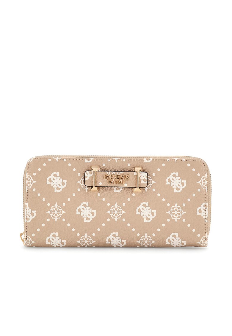 Portofel din piele ecologica cu model monograma