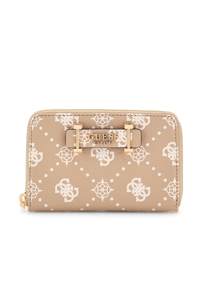 Portofel din piele ecologica cu model monograma