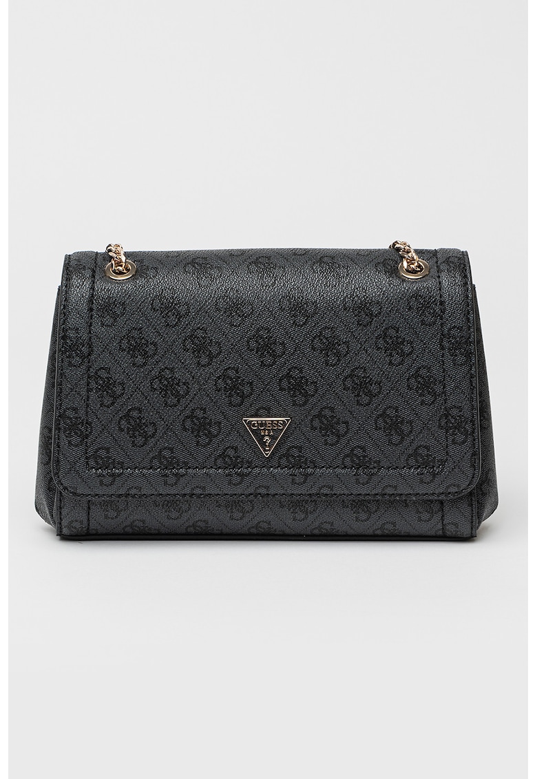 Geanta crossbody din piele ecologica cu model monograma Noelle Geanta crossbody din piele ecologica cu model monograma Noelle