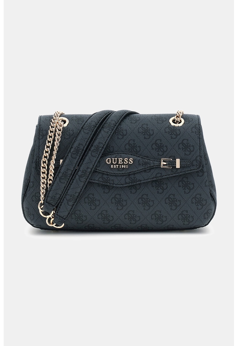 Geanta crossbody de piele ecologica cu model Geanta crossbody de piele ecologica cu model