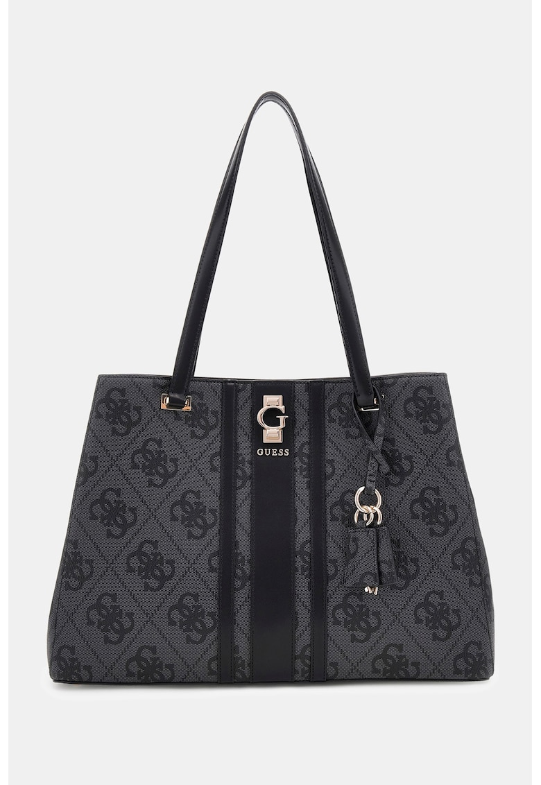 Geanta de piele ecologica cu logo si bareta de umar