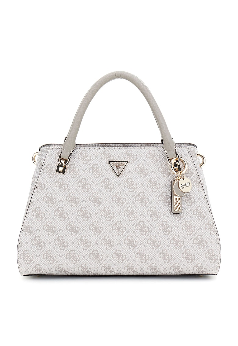 Geanta cu bareta de umar si model monograma Noelle II