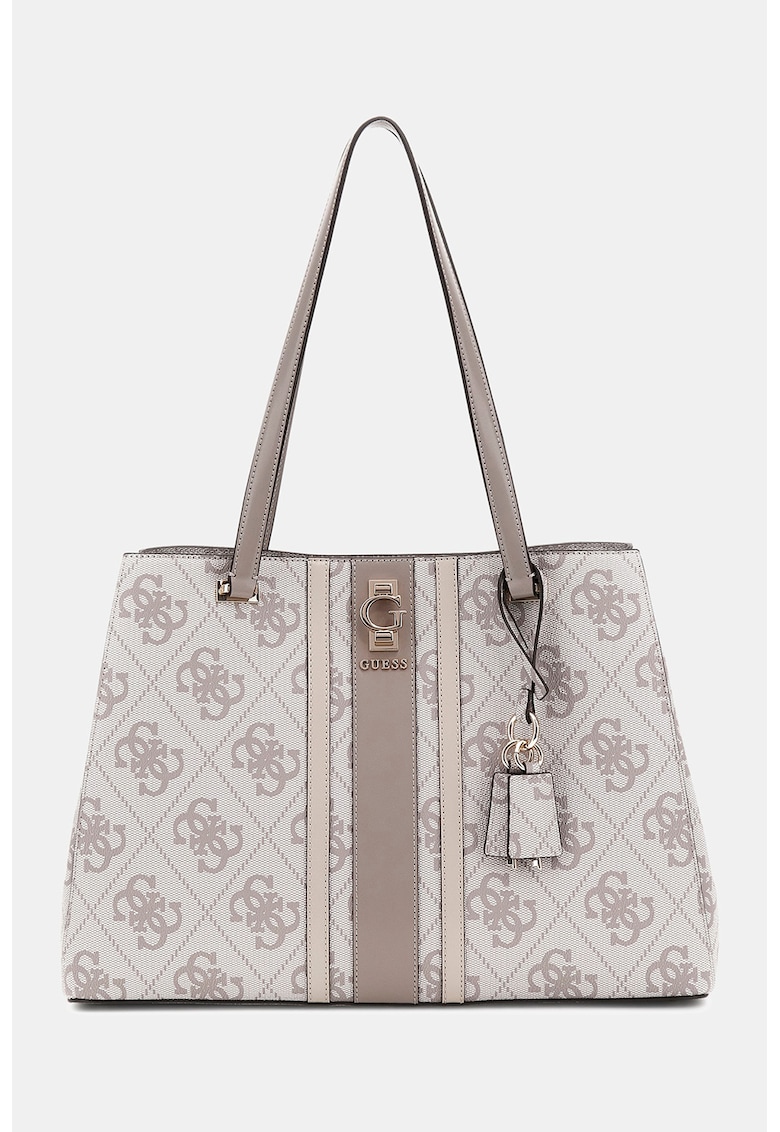 Geanta de piele ecologica cu logo si bareta de umar