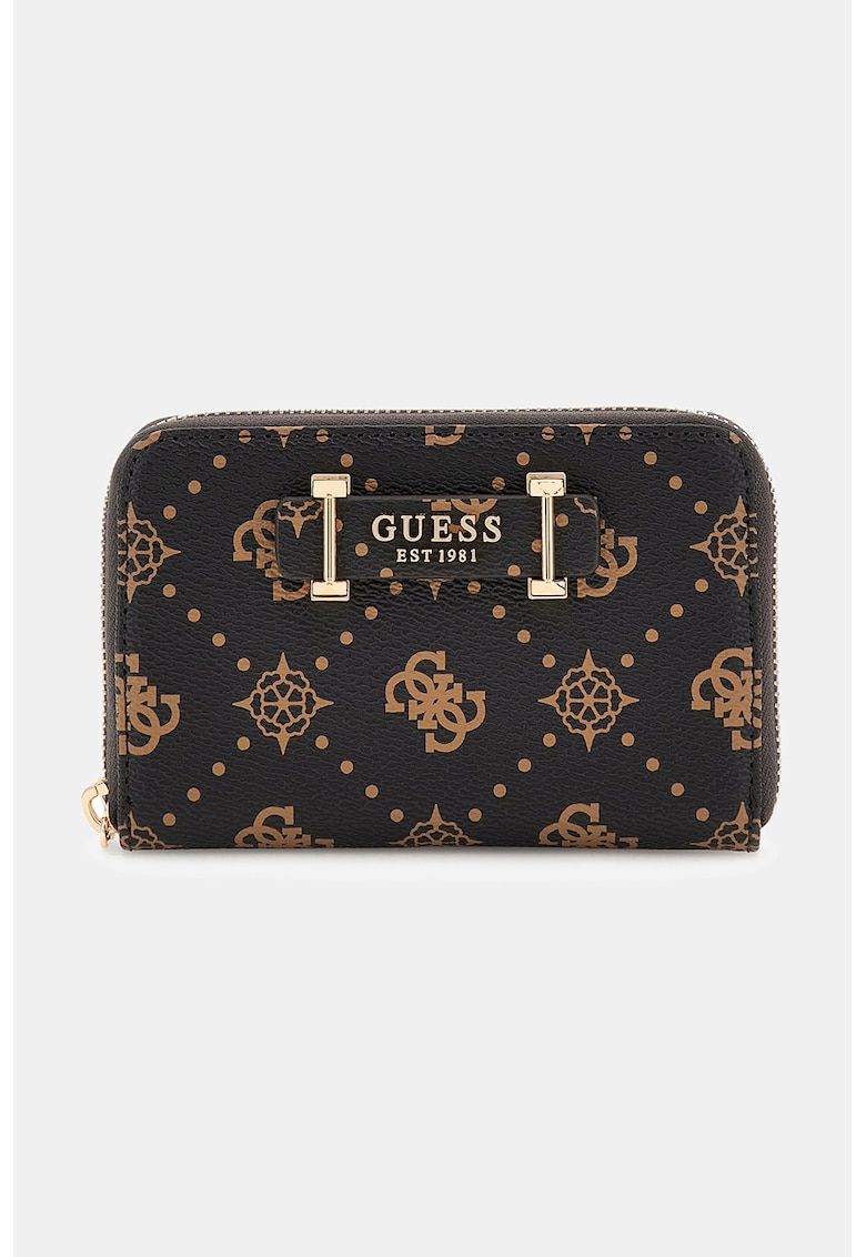 Portofel din piele ecologica cu model monograma