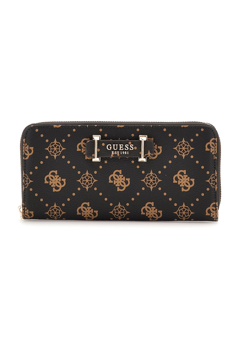 Portofel din piele ecologica cu model monograma