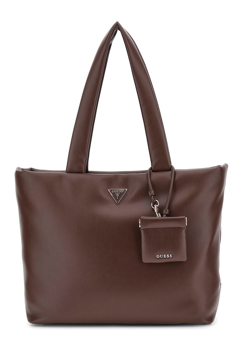 Geanta shopper de piele ecologica cu etui detasabil