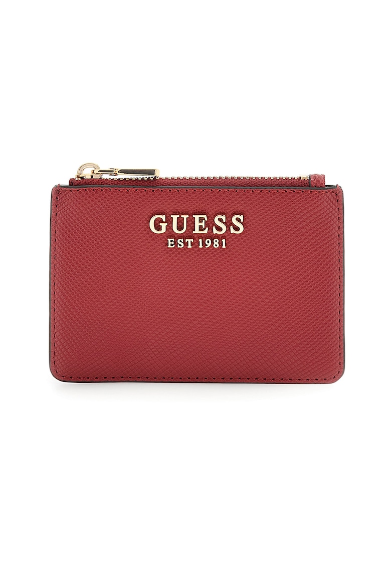 Portofel cu fermoar si detaliu logo