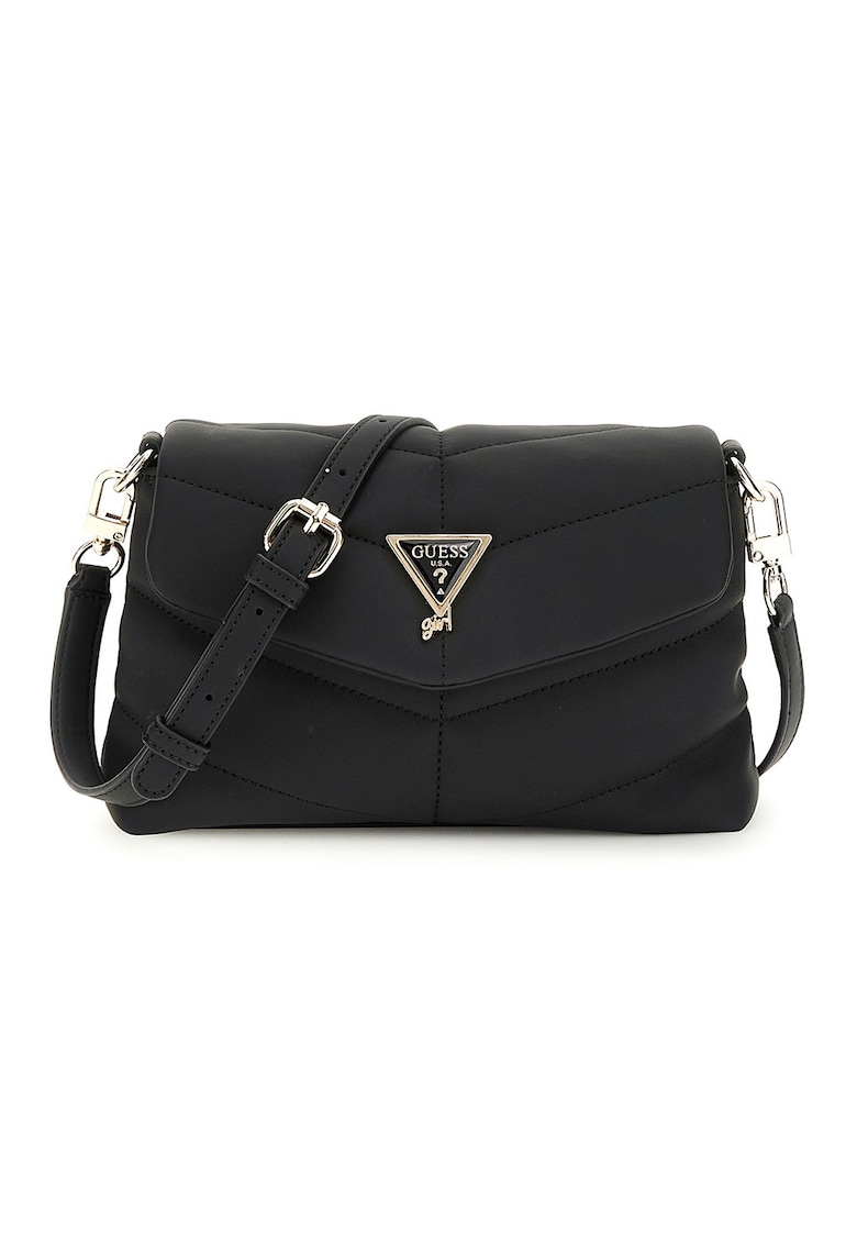 Geanta crossbody din piele ecologica - Negru
