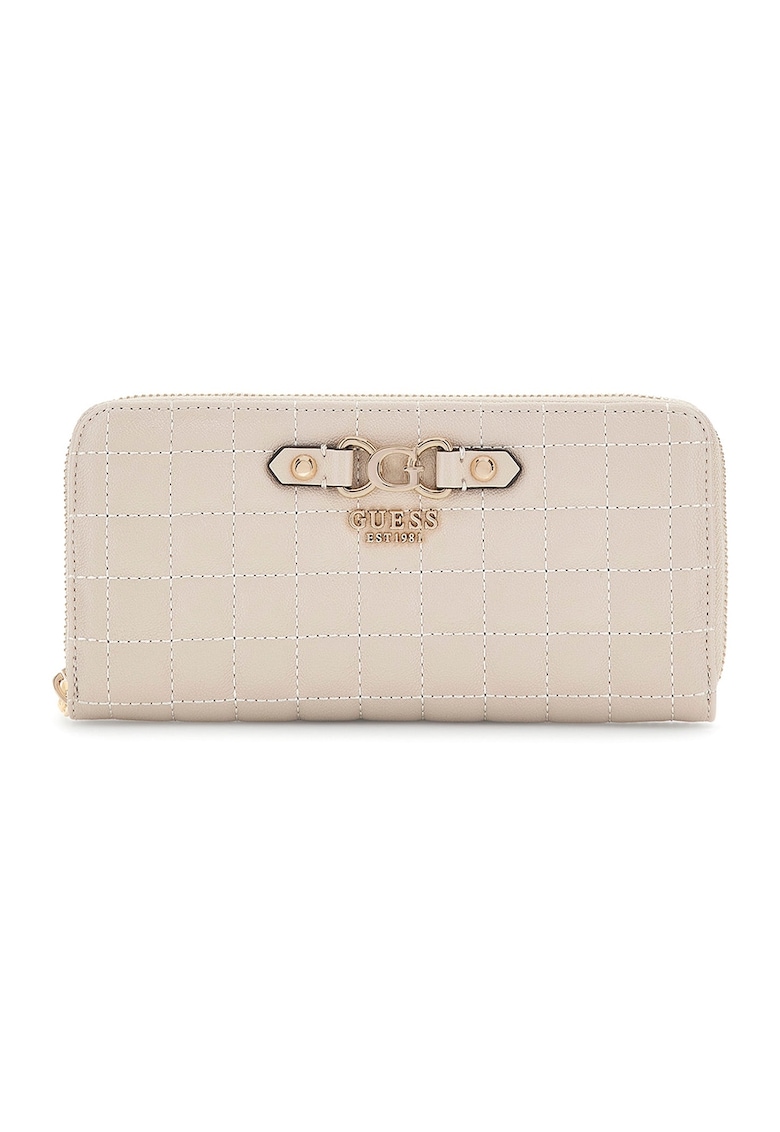 Portofel matlasat cu bareta pentru incheietura si fermoar