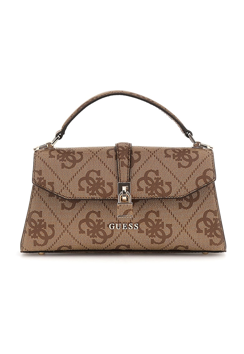 Geanta crossbody de piele ecologica cu monograma Geanta crossbody de piele ecologica cu monograma