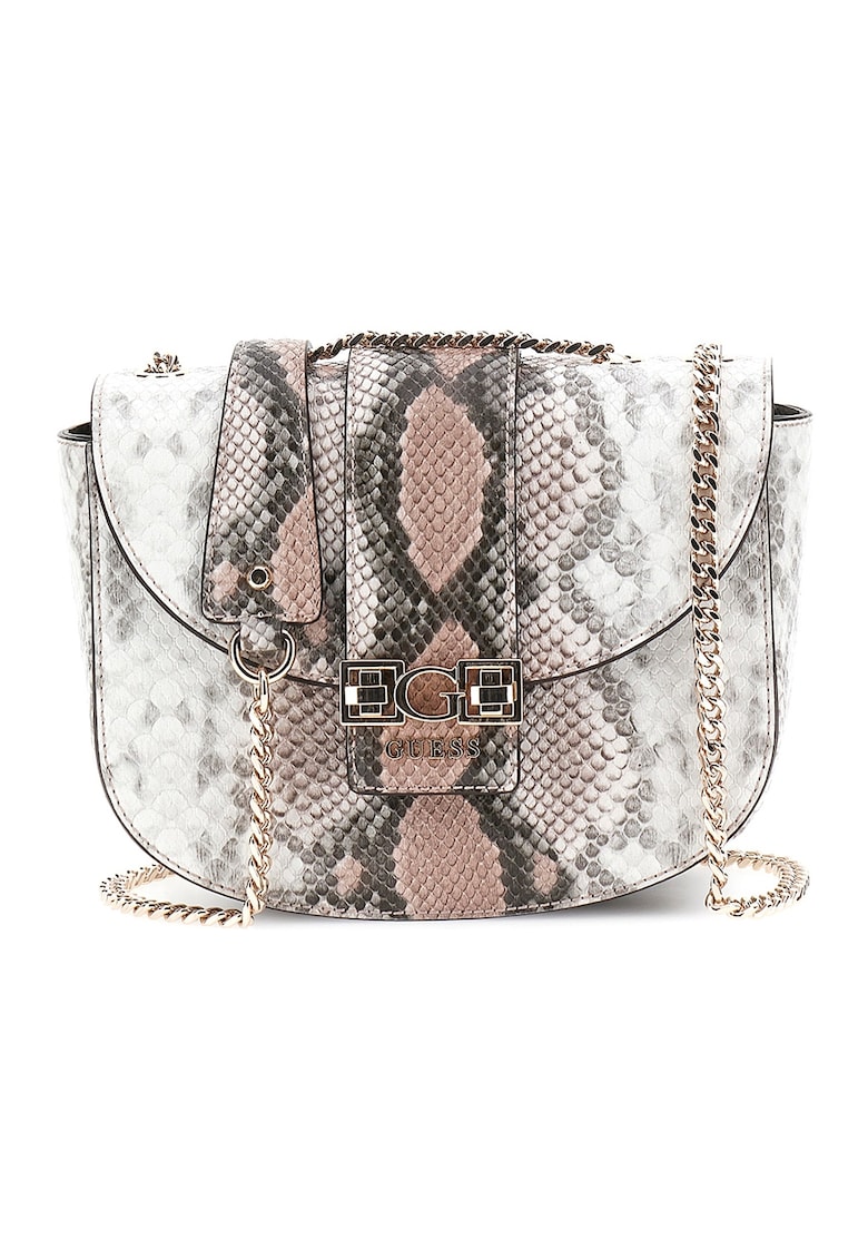 Geanta crossbody cu model reptila