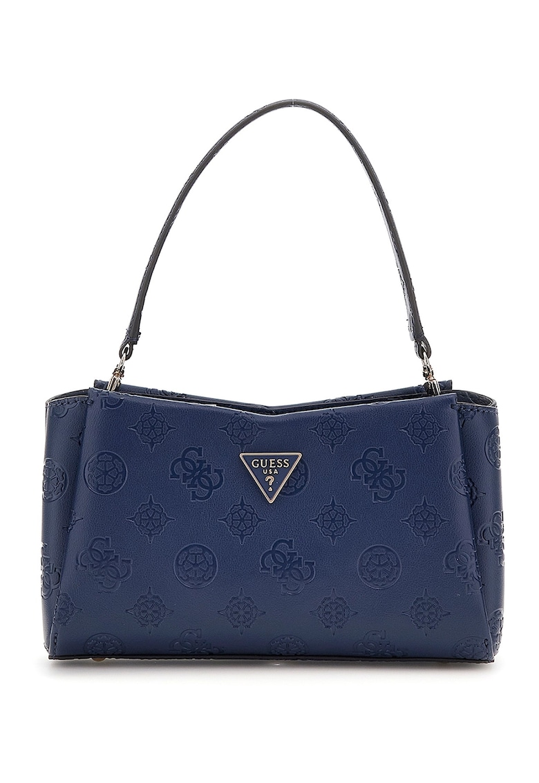 Geanta crossbody din piele ecologica cu model monograma