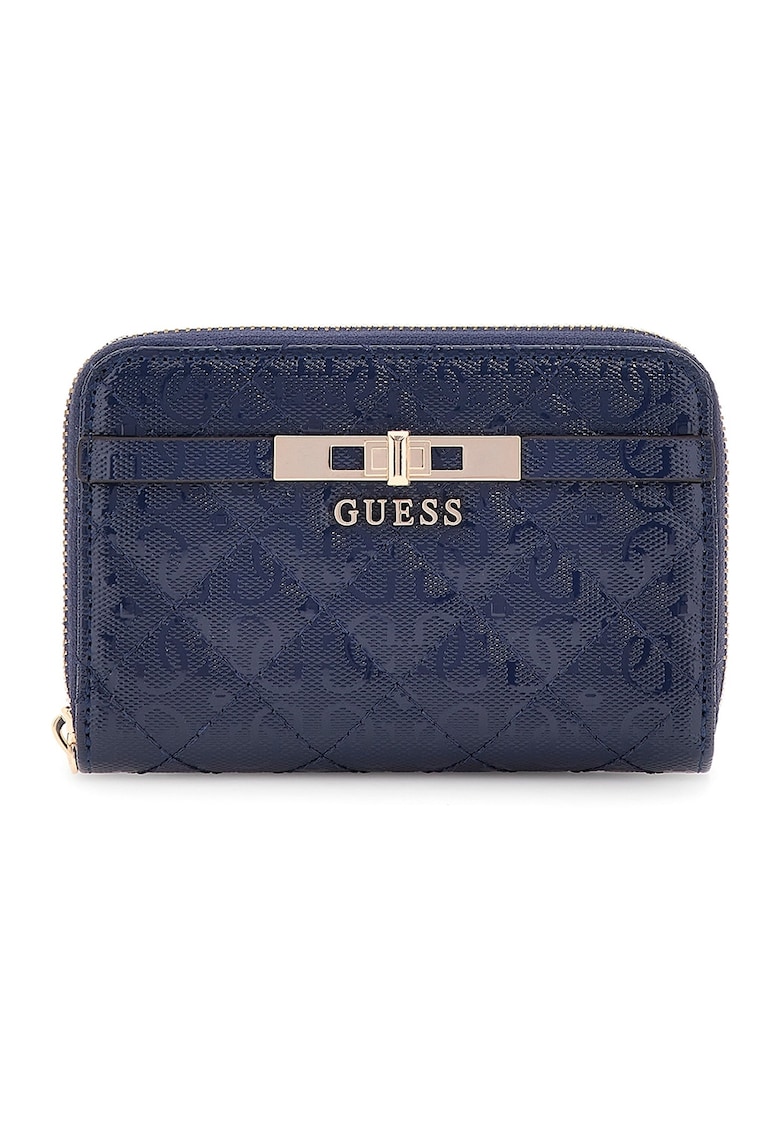 Portofel cu aspect matlasat si fermoar