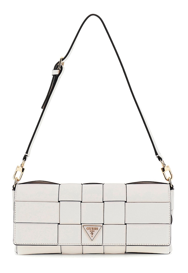 Geanta din piele ecologica cu bareta detasabila de umar