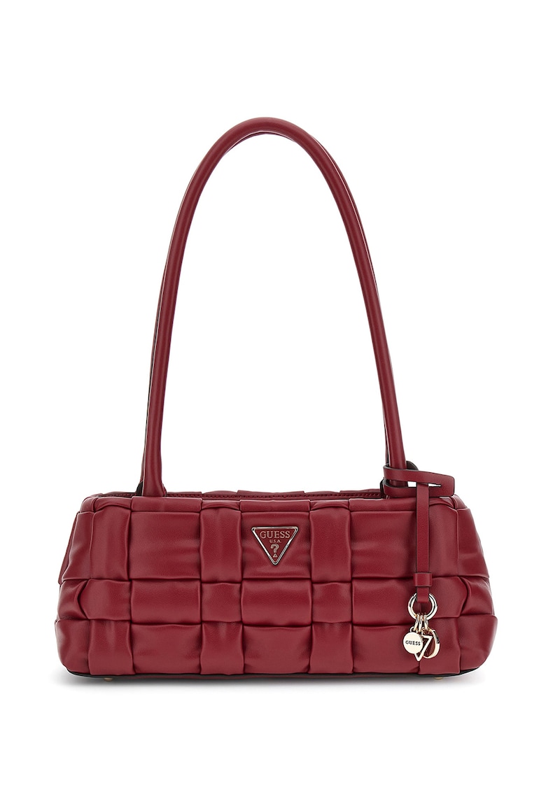 Geanta cu bareta de umar si aspect impletit