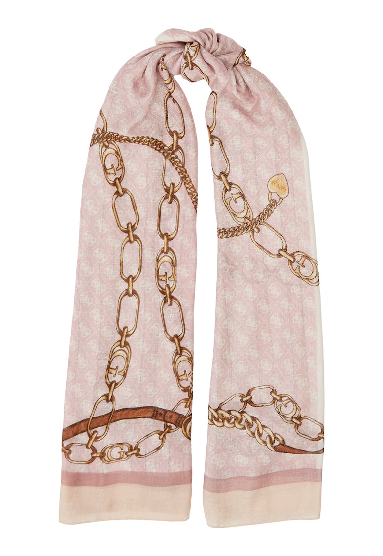 Fular cu imprimeu grafic